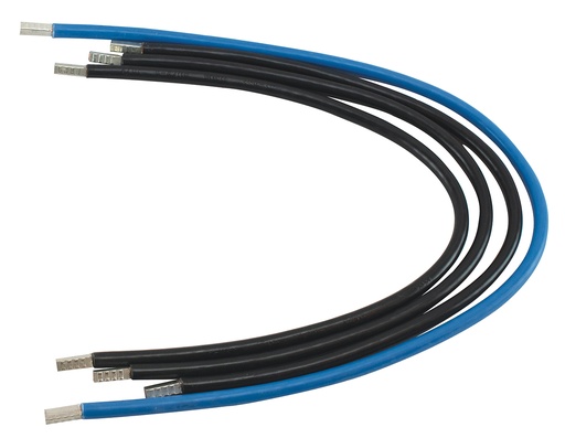 [MICJ809] POCHETTE DE 4 LIAISONS 90A 16² (1 BLEUE - 3 NOIRES)