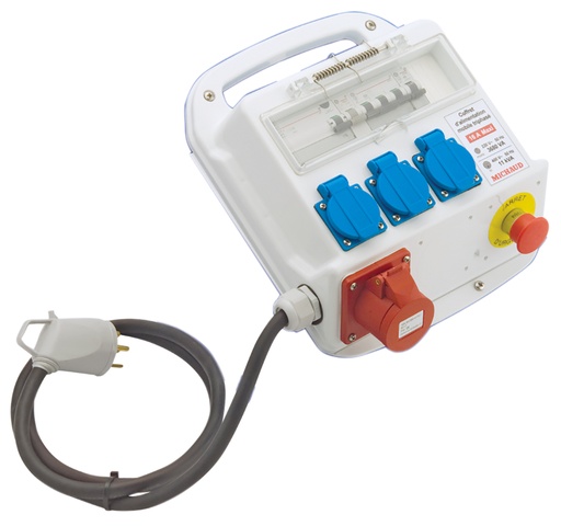 [MICP482] COFFRET D'ALIMENTATION MOBILE 3 MONOS + 1 TRI