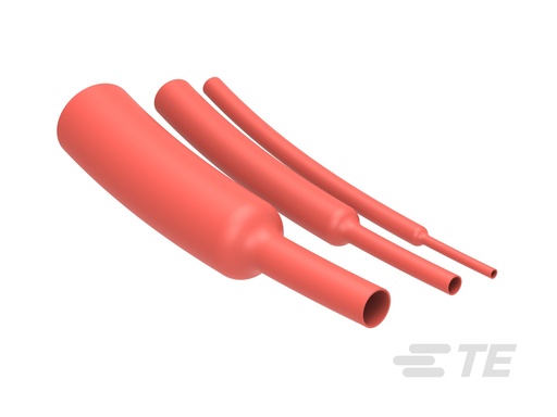 [TYC135931-2] GAINE THERMORETRACTABLE PAROI MINCE CGPT 12.7/6.4 ROUGE 1M